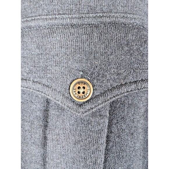 Bob Timberlake Men's Wool Shacket Jacket Barn Coat Navy XL - Picture 5 of 10